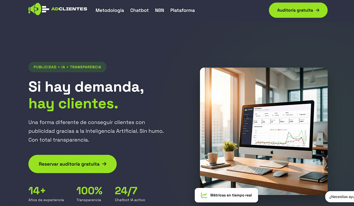 Captura del proyecto Ad Clientes